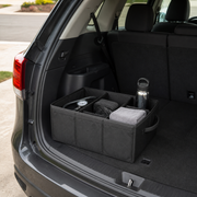 Noviquieo CargoCube Trunk Organizer arranged in an SUV trunk