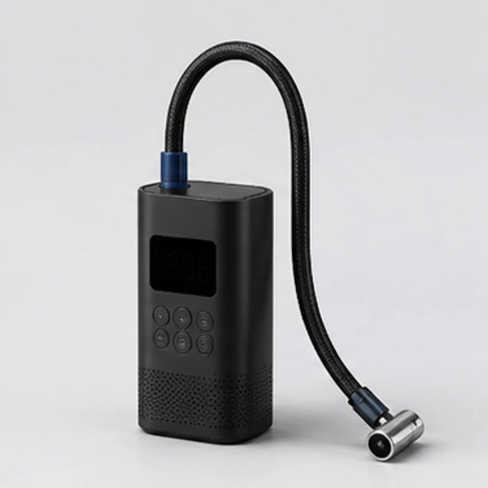 Noviquieo AirPulse Portable Inflator in Noviquieo graphite tech product photography