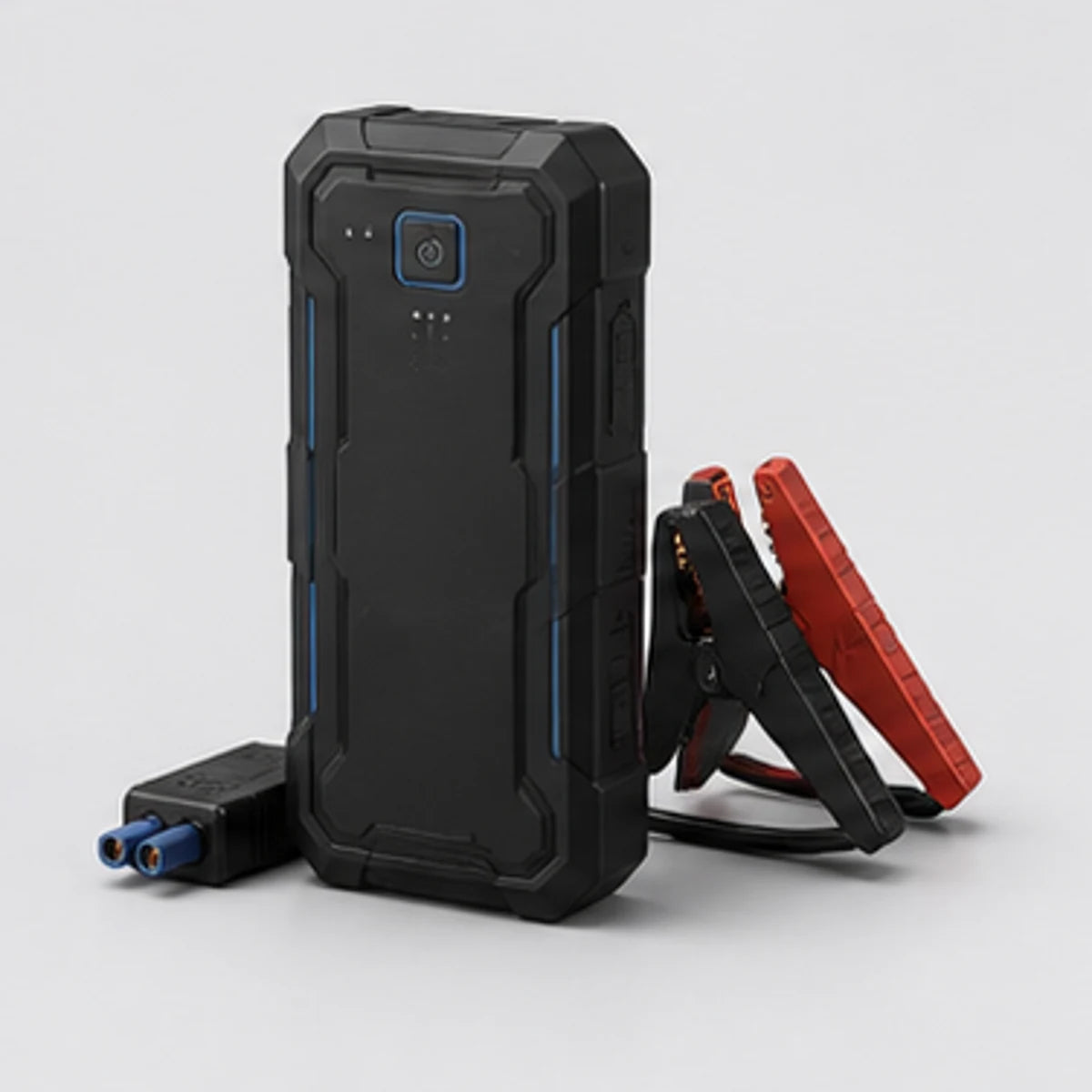 Noviquieo RoadVolt Jump Starter Pack in Noviquieo graphite tech product photography