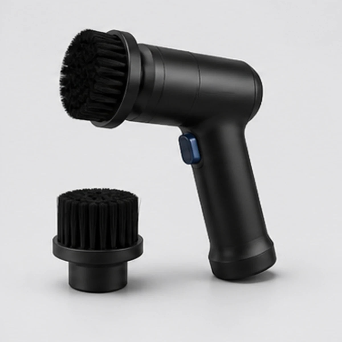 Noviquieo DetailSpin Cleaning Brush in Noviquieo graphite tech product photography