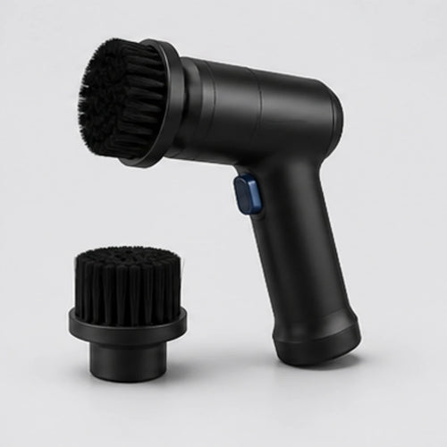 Noviquieo DetailSpin Cleaning Brush in Noviquieo graphite tech product photography
