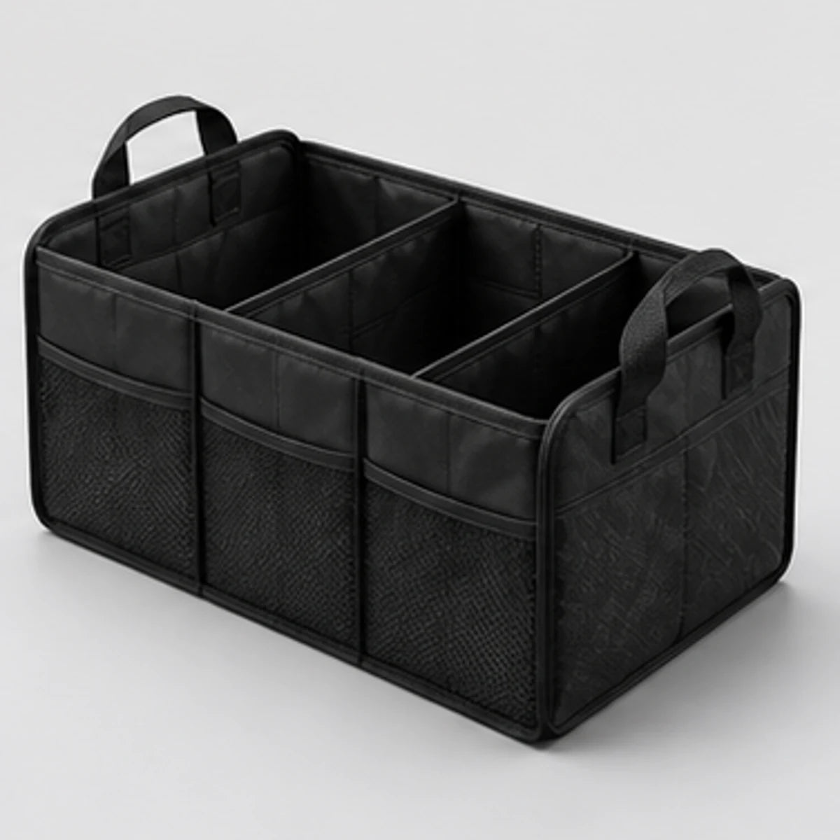Noviquieo CargoCube Trunk Organizer in Noviquieo graphite tech product photography